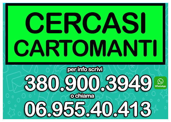 5347732 Cerco Cerchiamo cartomanti per