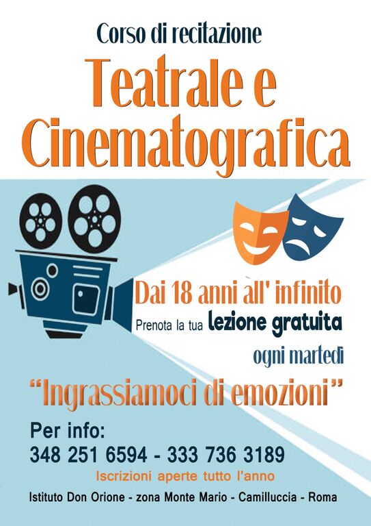 5339497  corsoCORSO DI TEATRO E CINEMA -