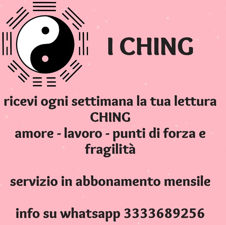 5173361  I CHING * invia ora la tua