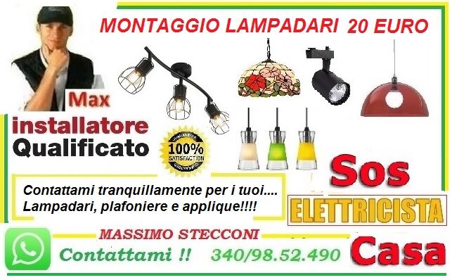 5302711  Montaggio lampadario Roma